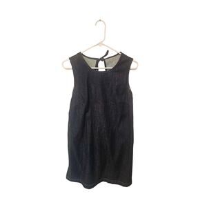 American Eagle Denim Tie Back Mini Shift Dress - Size M